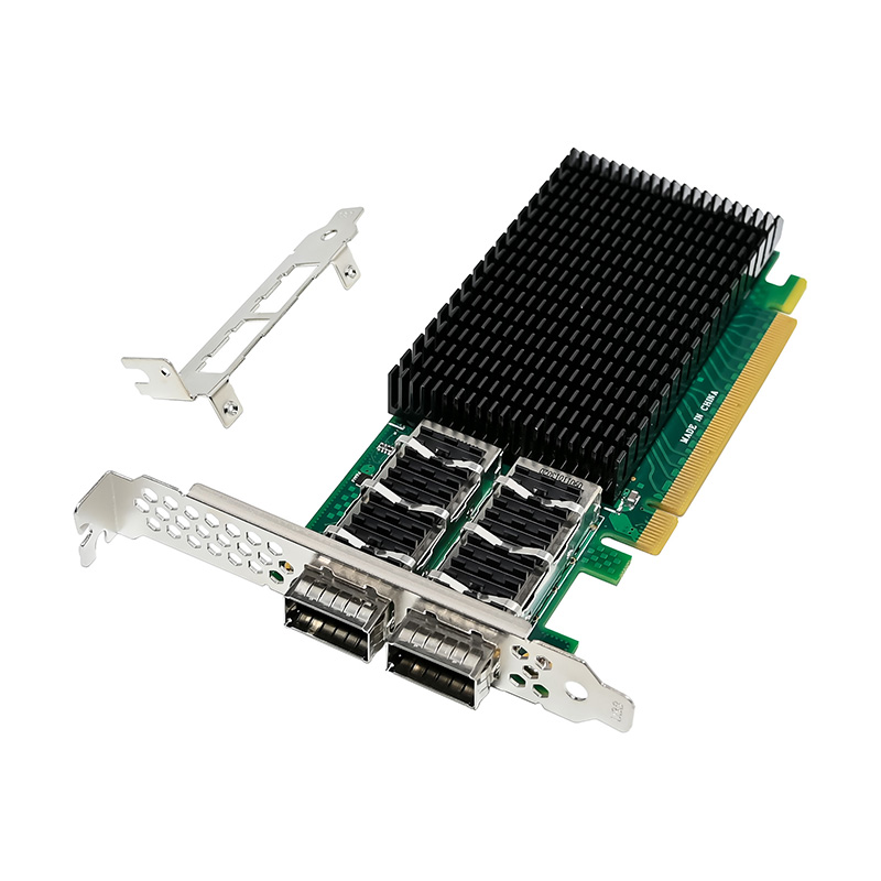 Dual Port 100GbE QSFP28 Fiber  - 100Gbe Qsfp28 Network Card recension och pris